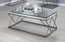 Load image into Gallery viewer, Contemporary Black Nickel Coffee Table