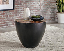 Load image into Gallery viewer, Industrial Black End Table