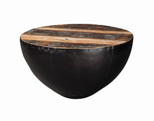 Load image into Gallery viewer, Industrial Round Black Iron Coffee Table