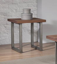 Load image into Gallery viewer, Industrial Walnut End Table