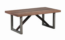 Load image into Gallery viewer, Industrial Walnut Coffee Table