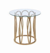 Load image into Gallery viewer, Modern Chocolate Chrome End Table