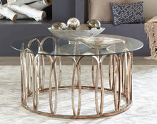 Load image into Gallery viewer, Modern Chocolate Chrome Coffee Table
