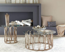 Load image into Gallery viewer, Modern Chocolate Chrome Coffee Table