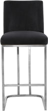 Load image into Gallery viewer, Heidi Black Velvet Stool
