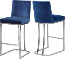 Load image into Gallery viewer, Heidi Black Velvet Stool