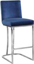 Load image into Gallery viewer, Heidi Black Velvet Stool