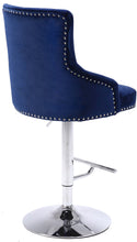 Load image into Gallery viewer, Claude Black Velvet Adjustable Stool