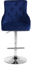Load image into Gallery viewer, Claude Black Velvet Adjustable Stool