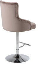Load image into Gallery viewer, Claude Black Velvet Adjustable Stool