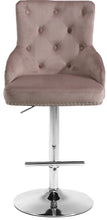 Load image into Gallery viewer, Claude Black Velvet Adjustable Stool