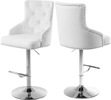 Load image into Gallery viewer, Claude Black Velvet Adjustable Stool