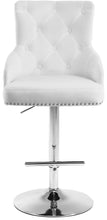 Load image into Gallery viewer, Claude Black Velvet Adjustable Stool