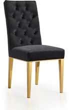 Load image into Gallery viewer, Capri Black Velvet Dining Chair