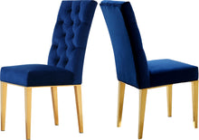 Load image into Gallery viewer, Capri Black Velvet Dining Chair