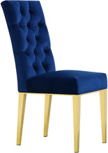 Load image into Gallery viewer, Capri Black Velvet Dining Chair