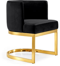 Load image into Gallery viewer, Gianna Black Velvet Dining Chair
