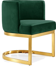Load image into Gallery viewer, Gianna Green Velvet Dining Chair