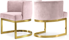 Load image into Gallery viewer, Gianna Pink Velvet Dining Chair