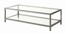 Load image into Gallery viewer, Contemporary Black Nickel Coffee Table