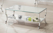 Load image into Gallery viewer, Contemporary Chrome Coffee Table