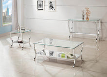 Load image into Gallery viewer, Contemporary Chrome Coffee Table