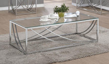 Load image into Gallery viewer, Contemporary Chrome Coffee Table