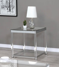 Load image into Gallery viewer, Contemporary Chrome Side Table