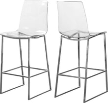 Load image into Gallery viewer, Lumen Gold Metal/Lucite Polycarbonate Stool