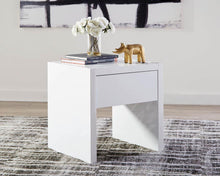 Load image into Gallery viewer, Contemporary White End Table