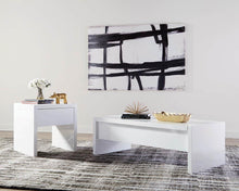 Load image into Gallery viewer, Contemporary White End Table