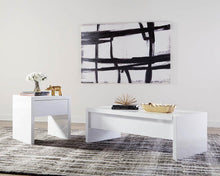 Load image into Gallery viewer, Contemporary White Lift-Top Coffee Table