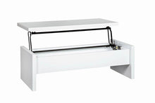 Load image into Gallery viewer, Contemporary White Lift-Top Coffee Table