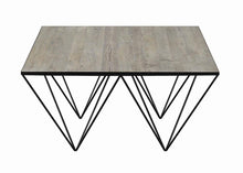 Load image into Gallery viewer, Industrial Whitewash Natural Coffee Table