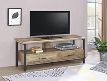 Load image into Gallery viewer, Rustic Weathered Pine 60" TV Console