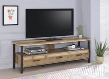 Load image into Gallery viewer, Rustic Weathered Pine 71" TV Console