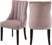 Load image into Gallery viewer, Oxford Black Velvet Dining Chair