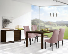 Load image into Gallery viewer, Oxford Black Velvet Dining Chair