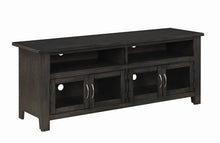Load image into Gallery viewer, Transitional Dark Grey 60" TV Console