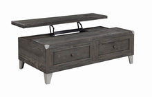 Load image into Gallery viewer, Rustic Grey Lift-Top Coffee Table