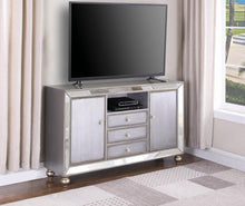 Load image into Gallery viewer, Contemporary Metallic Platinum 60" TV Console