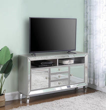 Load image into Gallery viewer, Contemporary Metallic Platinum 60" TV Console