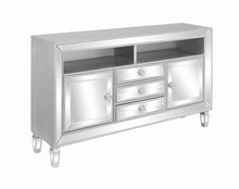 Load image into Gallery viewer, Contemporary Metallic Platinum 60" TV Console