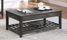 Load image into Gallery viewer, Rustic Grey Lift-Top Coffee Table