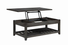 Load image into Gallery viewer, Rustic Grey Lift-Top Coffee Table