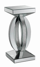 Load image into Gallery viewer, Contemporary Silver Mirrored Side Table