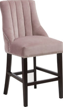 Load image into Gallery viewer, Oxford Black Velvet Stool