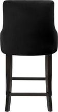 Load image into Gallery viewer, Demi Black Velvet Stool