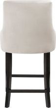 Load image into Gallery viewer, Demi Cream Velvet Stool