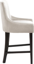 Load image into Gallery viewer, Demi Black Velvet Stool
